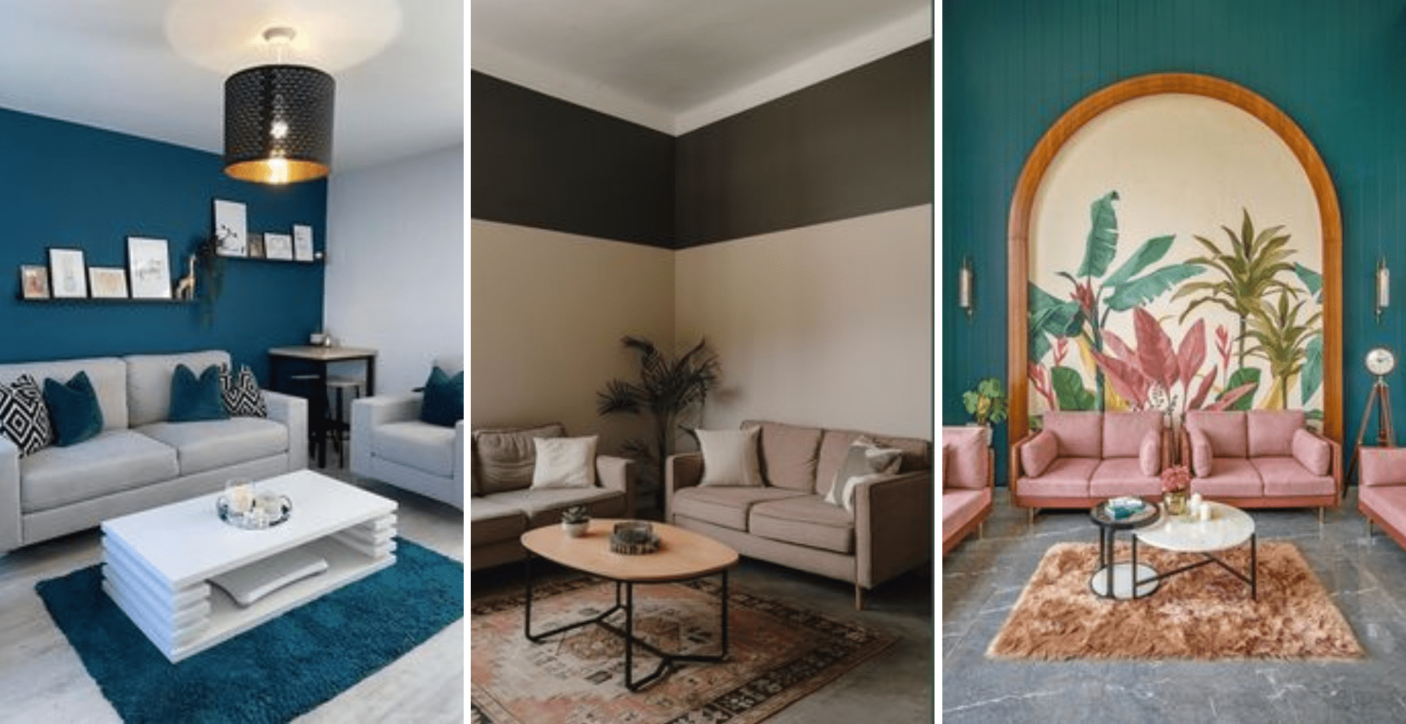 Top 10 Wall Colour Combinations for the Living Room